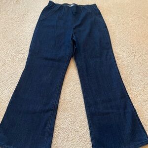 d. jeans Women's Deep Indigo Flare Jeans